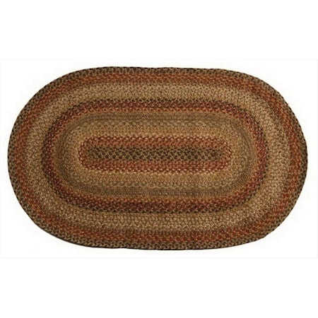 Homespice Decor Kingston Hudson Jute Braided Rugs - Oval - set of 13 596093